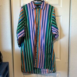 Women's Multicolor Collar Shirt